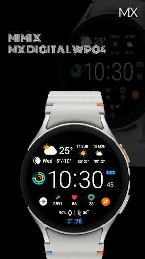MIMIX Digital WP04 Watchface Screenshot 0