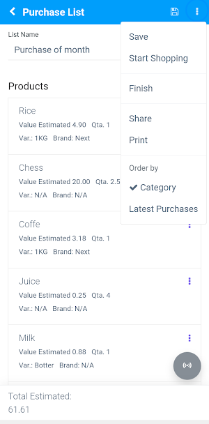 Shopping list Screenshot 3