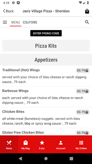 Jan's Village Pizza Screenshot 1