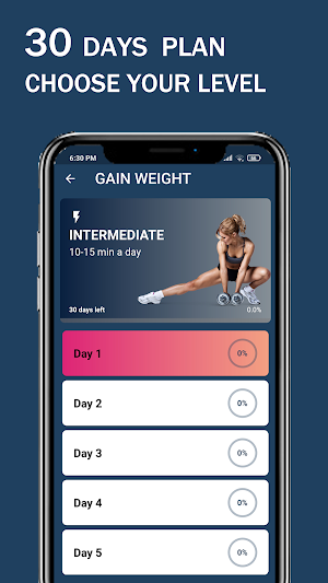 Weight Gain App for Women Screenshot 3