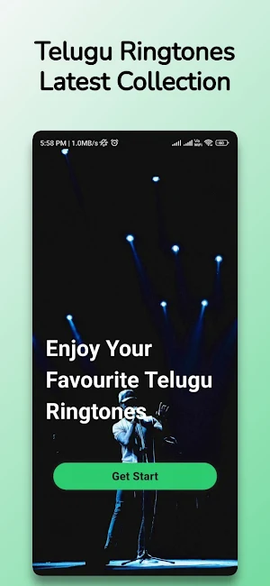 Telugu Ringtones - రింగ్‌టోన్ Screenshot 0