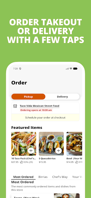 Taco Vida Mexican Street Food Screenshot 0