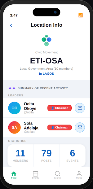 Mobiliser Screenshot 2