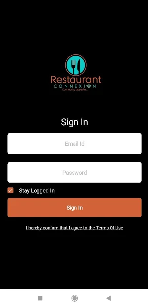 Restaurant Connexion Seller Screenshot 1