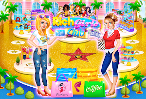 Rich Girls Shopping 🛍  - Cash Register Games Screenshot 1