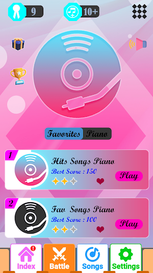 Hazbin Hotel Piano Tiles Game Screenshot 0