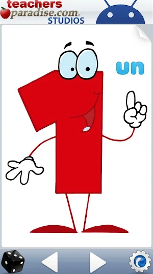 Basic French Learning Numbers 0-10 Flash Cards Screenshot 2