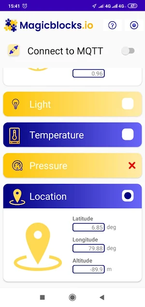 Magicblocks.io - IoT | MQTT Screenshot 2