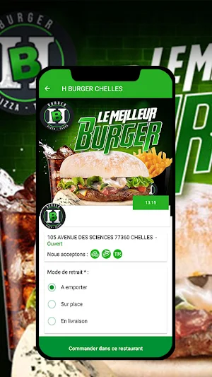 H Burger et Pizza Screenshot 1