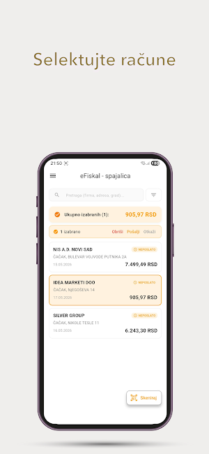 eFiskal - spajalica Screenshot 2