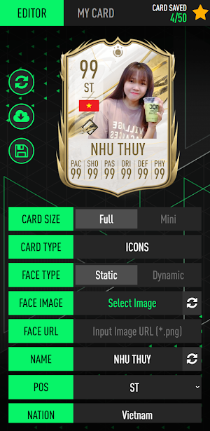 NHDFUT 24 Card Creator Screenshot 0