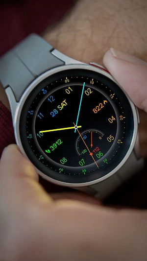 Analog HUASI URX110 Watch face Screenshot 2