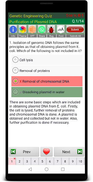 Genetic Engineering Quiz Screenshot 2