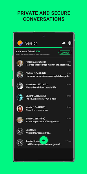 Session - Private Messenger Screenshot 0