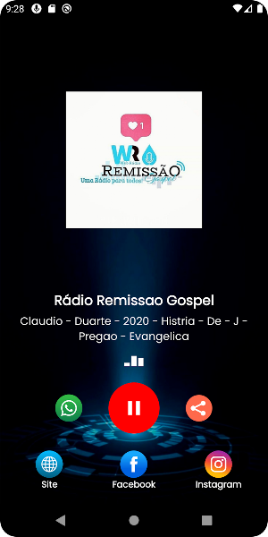 Rádio Remissao Gospel Screenshot 2