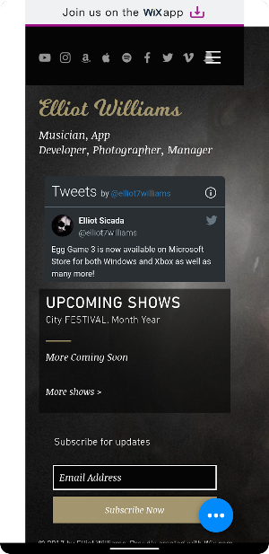 Elliot Williams Screenshot 0