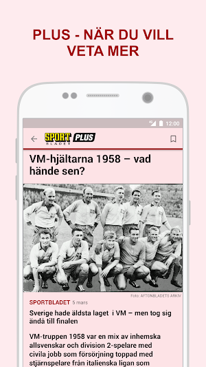 Sportbladet – Fotboll, Hockey & Damallsvenskan Screenshot 3