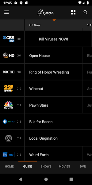 Aurora TV by Hickory Telephone Screenshot 1