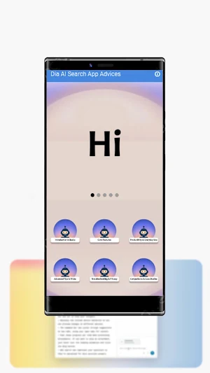 Dia AI Search App Advices Screenshot 1
