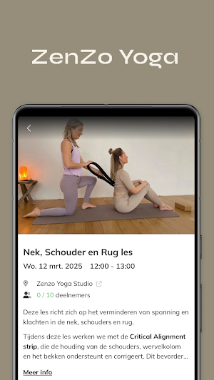 Zenzo Yoga Zandvoort Screenshot 3