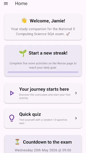 National 5 Computing Science Screenshot 0