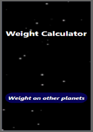 Space weight calculator Screenshot 0