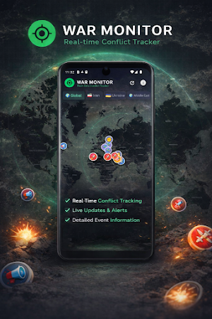 War Monitor - Live OSINT Map Screenshot 0