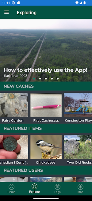 Adventure Cache Screenshot 2