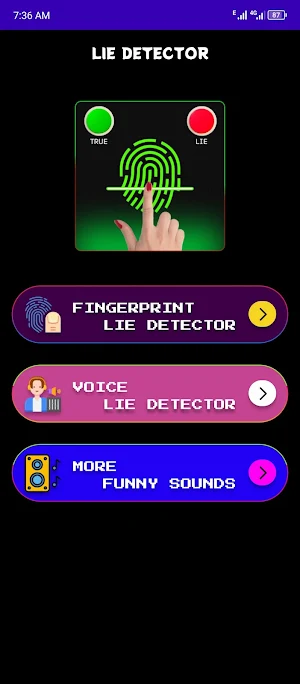 Lie Detector Test Scanner Screenshot 0