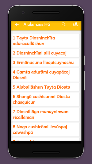 Huallaga Quechua Hymnbook Screenshot 3