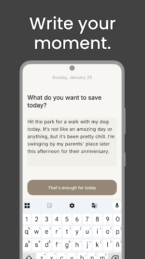 A Moment: Daily Journal Diary Screenshot 1