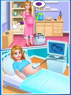 Mommy & newborn baby shower - Babysitter Game Screenshot 2
