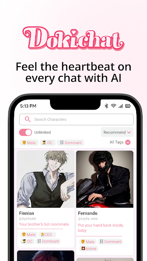 Dokichat - Romantic AI Chats Screenshot 0