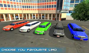 Modern Limousine Car Driving : Real Taxi Driver 3D Screenshot 2