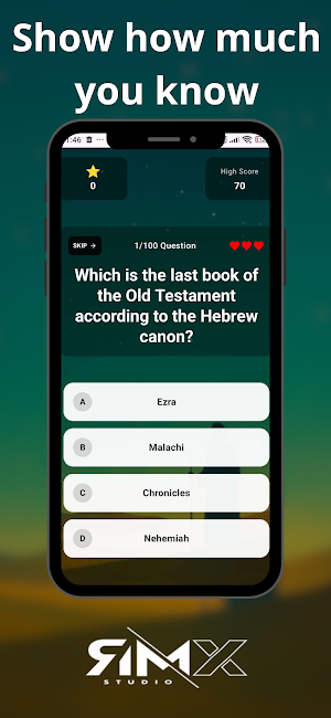Old Testament Quiz Screenshot 1
