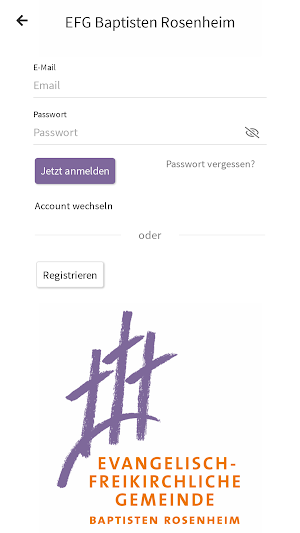 EFG Baptisten Rosenheim Screenshot 1