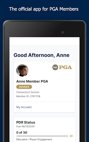 PGA Member Screenshot 3