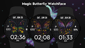 Magic Butterfly WatchFace Screenshot 3