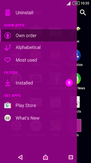 electric purple | Xperia™Theme Screenshot 2