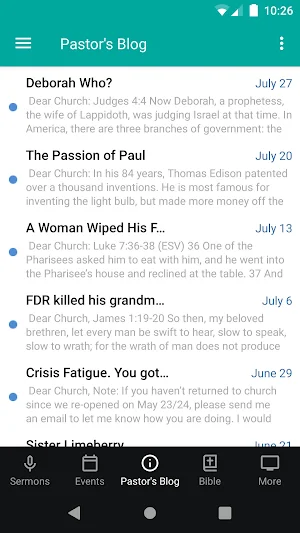 Christ Community Church - WI Screenshot 2