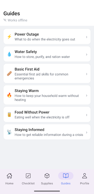 Ready — Emergency Kit Planner Screenshot 3