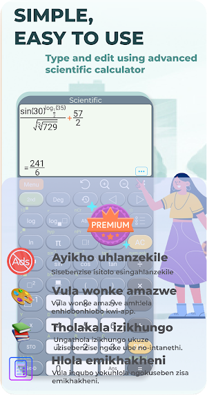 HiEdu Calculator he-36X PRO Screenshot 0