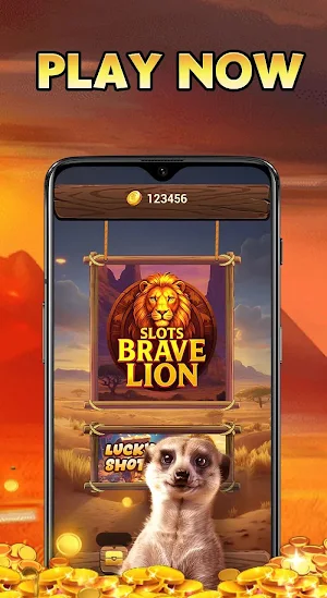 Slots Brave Lion Screenshot 1