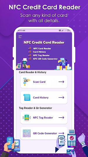 NFC Reader & QR Scanner Screenshot 0