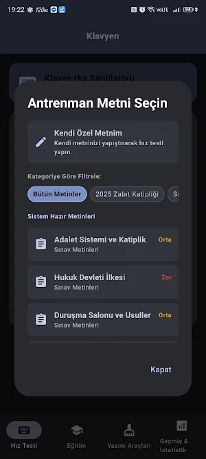 Typing Speed Test Screenshot 1