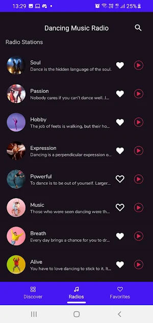 Dancing Music Radio Screenshot 3