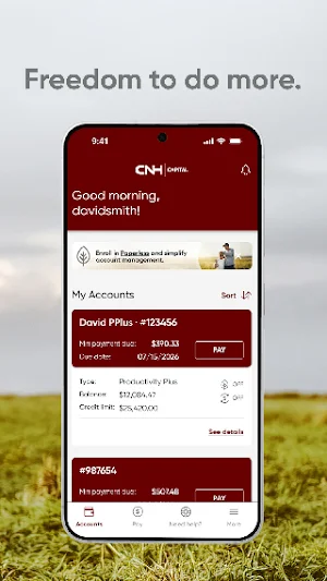 CNH Capital MyAccount Screenshot 3