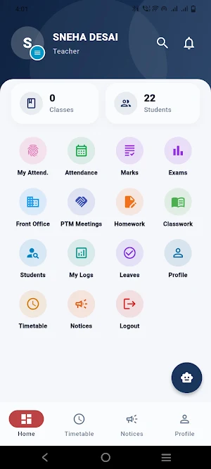 Anwar Public School Staff Screenshot 2