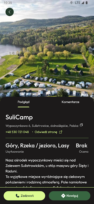 Polecane Kempingi Screenshot 2