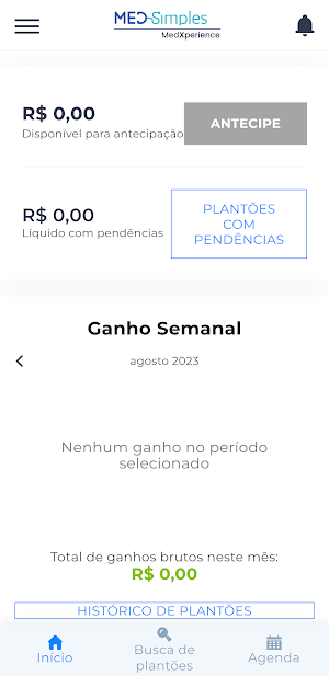 MedXperience Plantões Screenshot 0